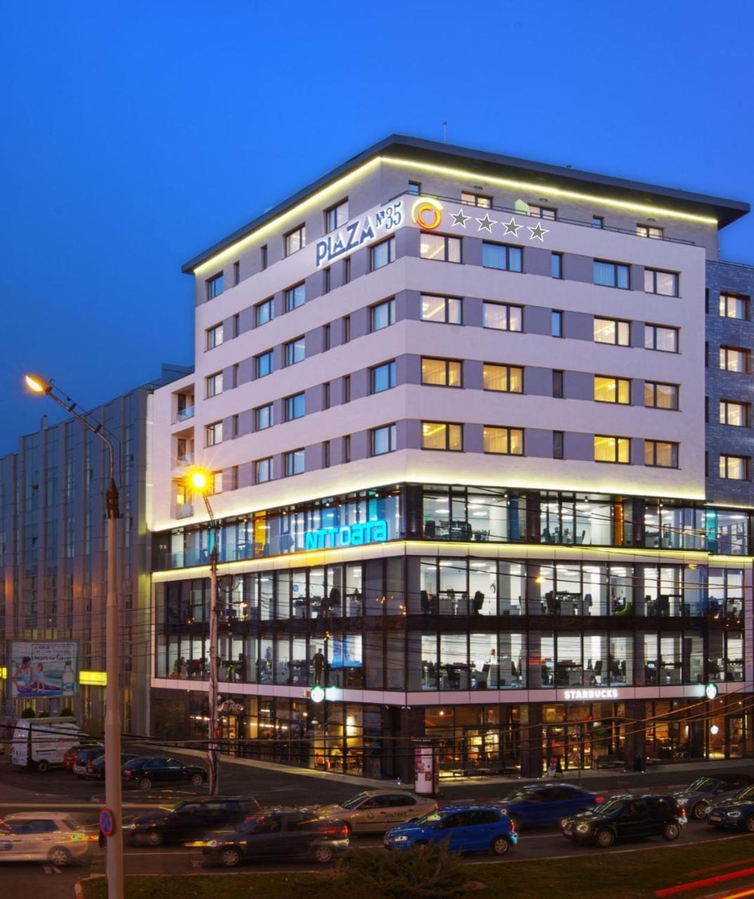 锡比乌Plaza35公寓式酒店 外观 照片